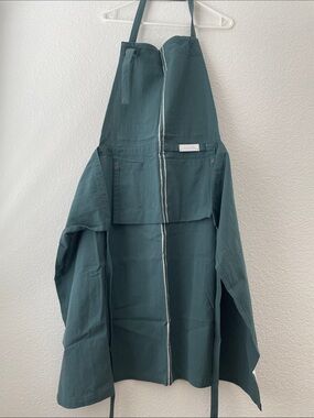 Anthropologie Teal Apron with Front Pocket